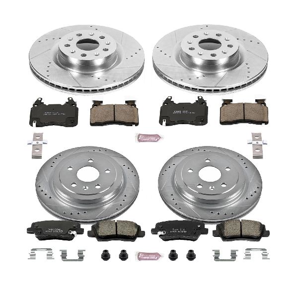 2014-2019 Cadillac CTS Disc Brake Kit - Front and Rear (Powerstop)