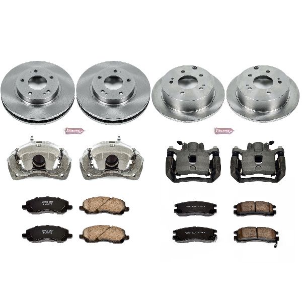2004-2012 Mitsubishi Galant Disc Brake Kit - Front and Rear (Powerstop)