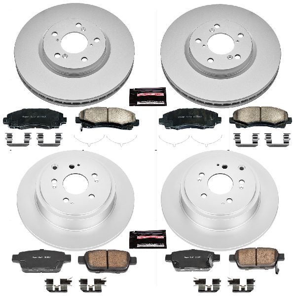 2012-2014 Honda Ridgeline Disc Brake Kit - Front and Rear (Powerstop)