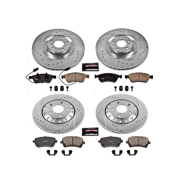 2003-2010 Audi A8 Quattro Disc Brake Kit - Front and Rear (Powerstop)