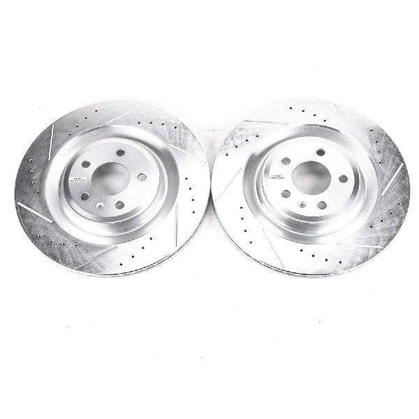 2013-2018 Audi S6 Disc Brake Rotor Set - Rear (Powerstop)