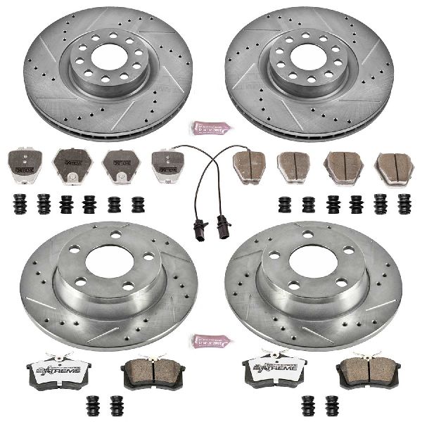 2002-2004 Audi A6 Quattro Disc Brake Kit - Front and Rear (Powerstop)