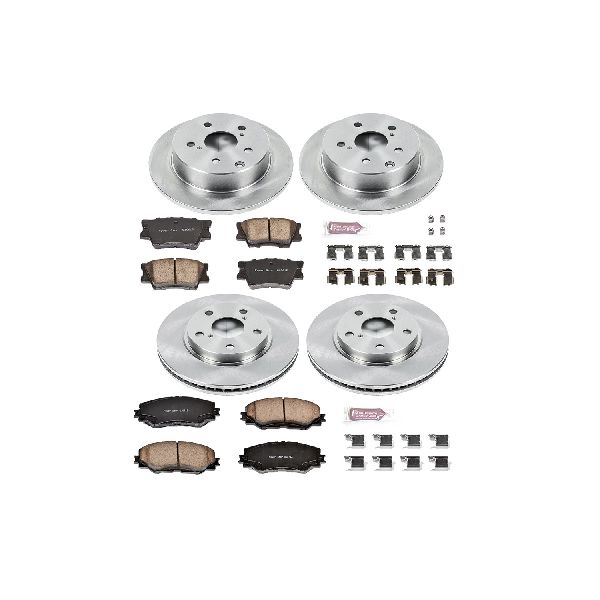 2010-2012 Lexus HS250h Disc Brake Kit - Front and Rear (Powerstop)