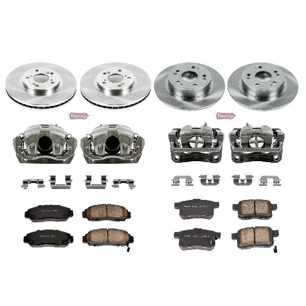 2009-2010 Acura TSX Disc Brake Kit - Front and Rear (Powerstop)