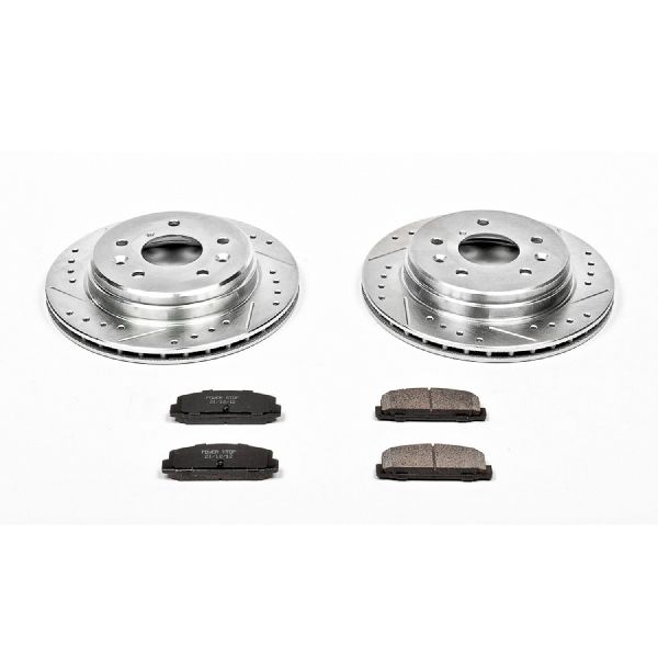 1986-1991 Mazda RX-7 Disc Brake Kit - Rear (Powerstop)