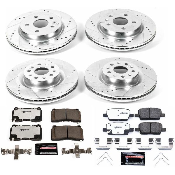 2016-2017 Cadillac CT6 Disc Brake Kit - Front and Rear (Powerstop)