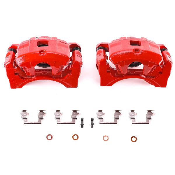2008-2016 Mitsubishi Lancer Disc Brake Caliper Set - Front (Powerstop)