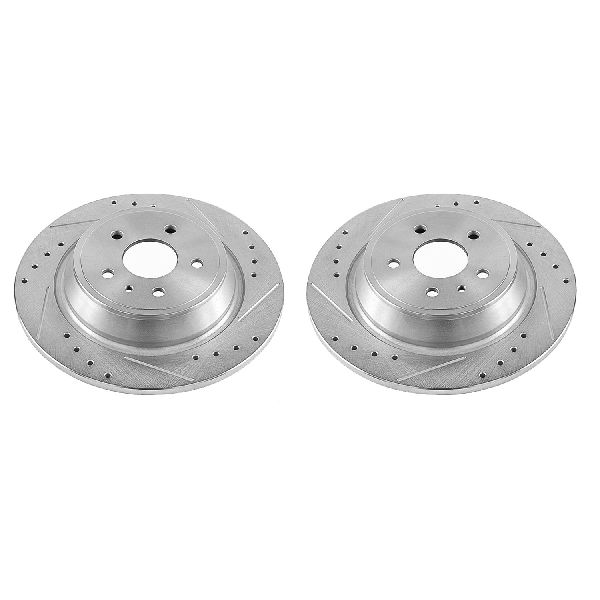 2013-2016 Lincoln MKZ Disc Brake Rotor Set - Rear (Powerstop)