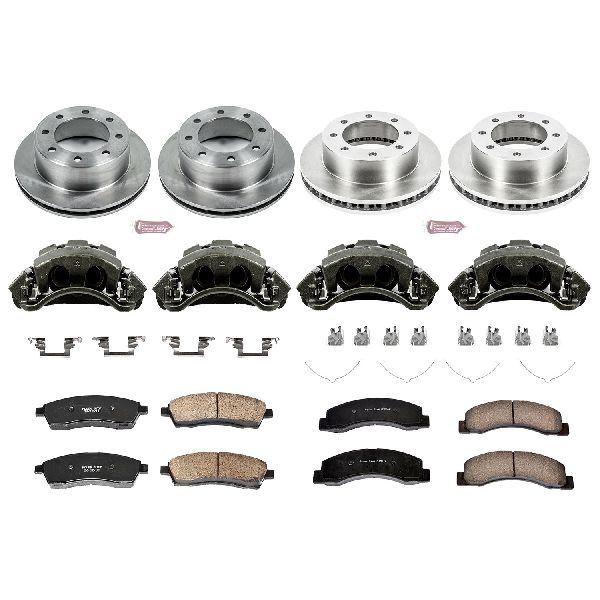 1999 Ford F-350 Super Duty Disc Brake Kit - Front and Rear (Powerstop)