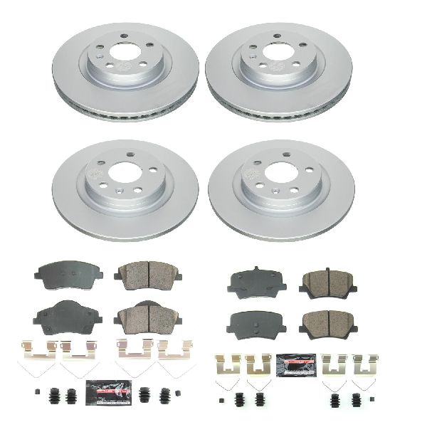 2019-2020 Volvo XC40 Disc Brake Kit - Front and Rear (Powerstop)