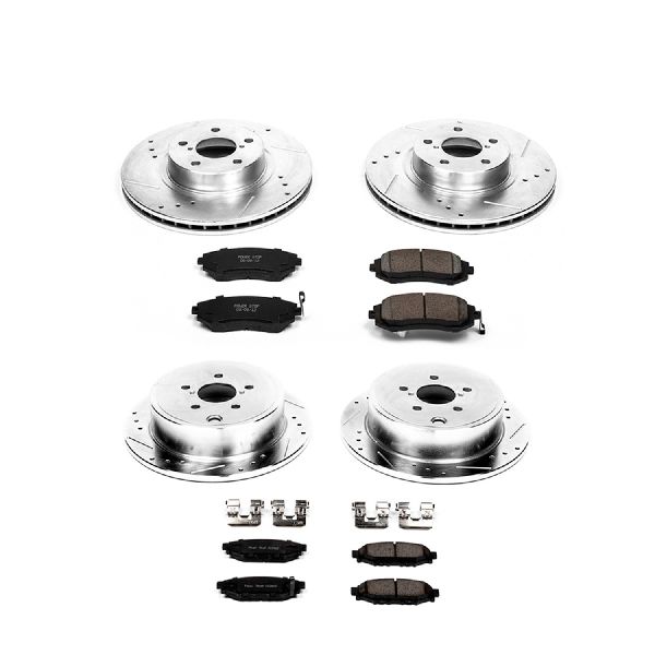 2008-2010 Subaru Impreza Disc Brake Kit - Front and Rear (Powerstop)