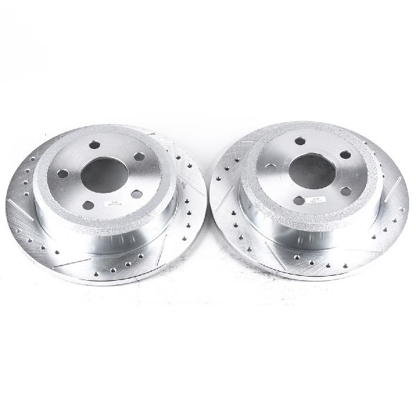 2007-2017 Jeep Wrangler Disc Brake Rotor Set - Rear (Powerstop)