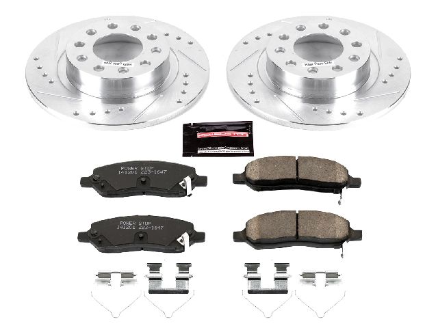 2013-2016 Dodge Dart Disc Brake Kit - Rear (Powerstop)