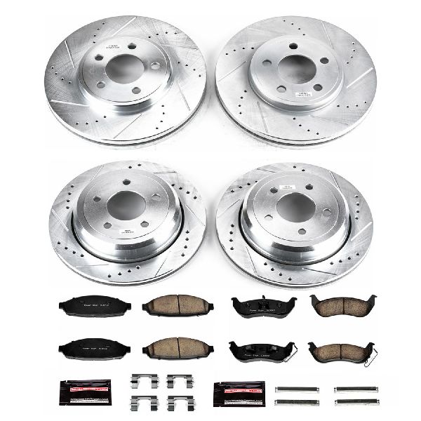 2003-2004 Mercury Marauder Disc Brake Kit - Front and Rear (Powerstop)