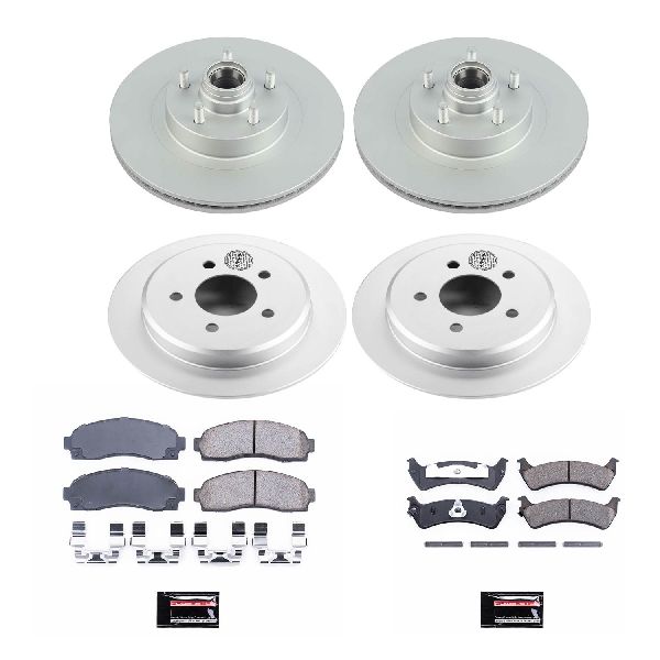 2001-2002 Ford Explorer Sport Disc Brake Kit - Front and Rear (Powerstop)