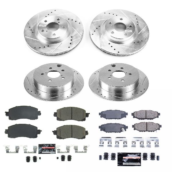 2017-2022 Subaru Impreza Disc Brake Kit - Front and Rear (Powerstop)