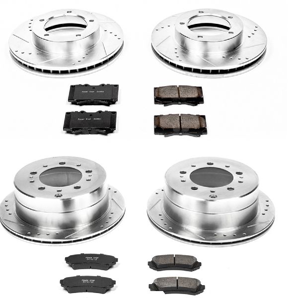 1998-2007 Toyota Land Cruiser Disc Brake Kit - Front and Rear (Powerstop)