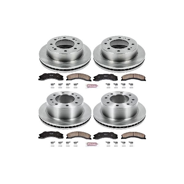 2011 GMC Sierra 2500 HD Disc Brake Kit - Front and Rear (Powerstop)
