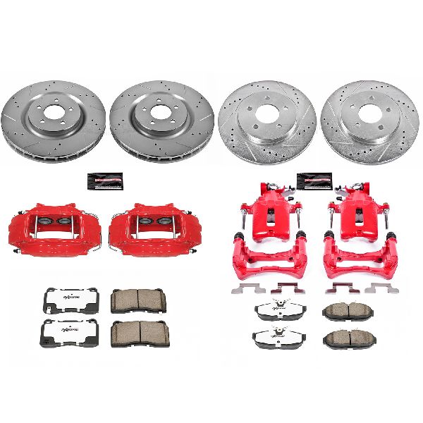 2007-2011 Ford Mustang Disc Brake Kit - Front and Rear (Powerstop)