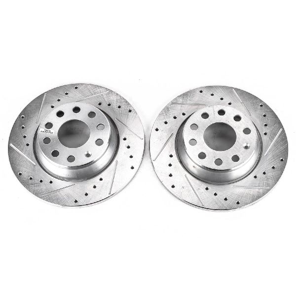 2006-2009 Audi A3 Disc Brake Rotor Set - Rear (Powerstop)