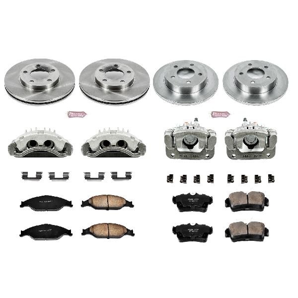 1999-2002 Ford Mustang Disc Brake Kit - Front and Rear (Powerstop)