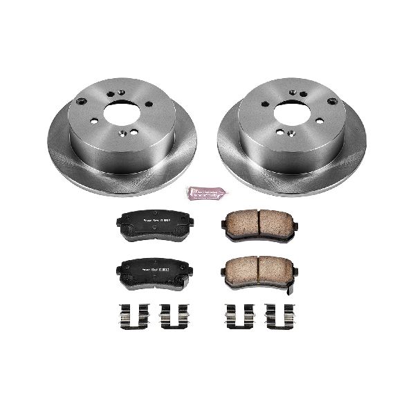 2006-2007 Hyundai Accent Disc Brake Kit - Rear (Powerstop)