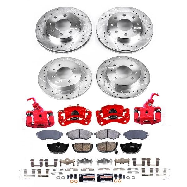 2005-2006 Hyundai Elantra Disc Brake Kit - Front and Rear (Powerstop)