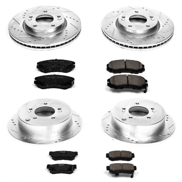 2005-2009 Hyundai Tucson Disc Brake Kit - Front and Rear (Powerstop)