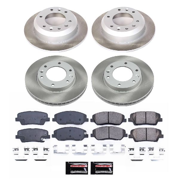 2007-2014 Kia Sedona Disc Brake Kit - Front and Rear (Powerstop)