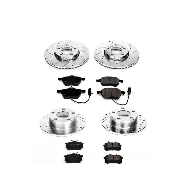 1998-2001 Audi A6 Quattro Disc Brake Kit - Front and Rear (Powerstop)