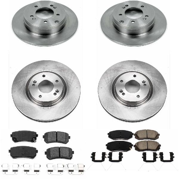 2016-2018 Hyundai Sonata Disc Brake Kit - Front and Rear (Powerstop)