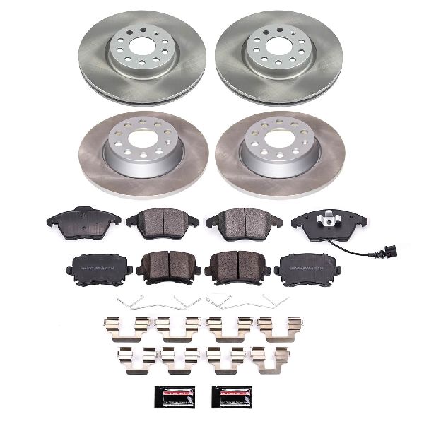 2006-2009 Audi A3 Disc Brake Kit - Front and Rear (Powerstop)