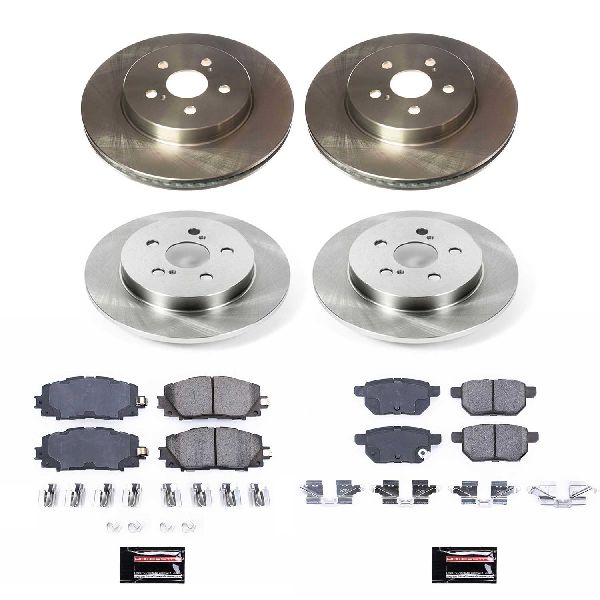2020-2022 Toyota Prius Prime Disc Brake Kit - Front and Rear (Powerstop)