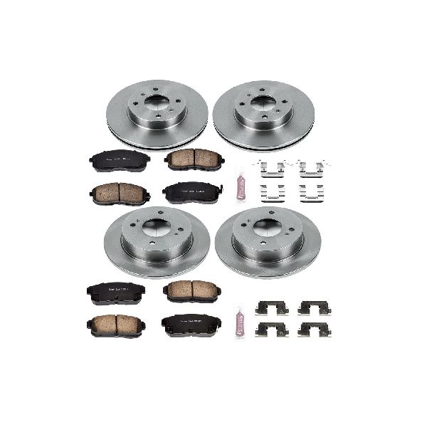 2001-2002 INFINITI G20 Disc Brake Kit - Front and Rear (Powerstop)