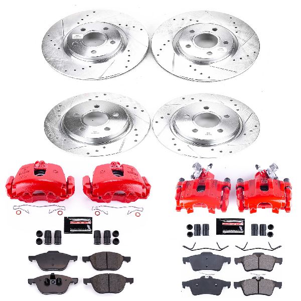 2008-2013 Volvo C30 Disc Brake Kit - Front and Rear (Powerstop)