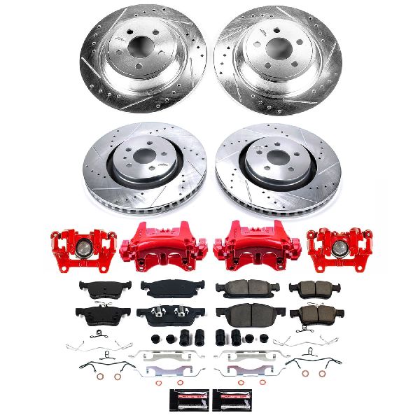 2019-2021 Lincoln Nautilus Disc Brake Kit - Front and Rear (Powerstop)
