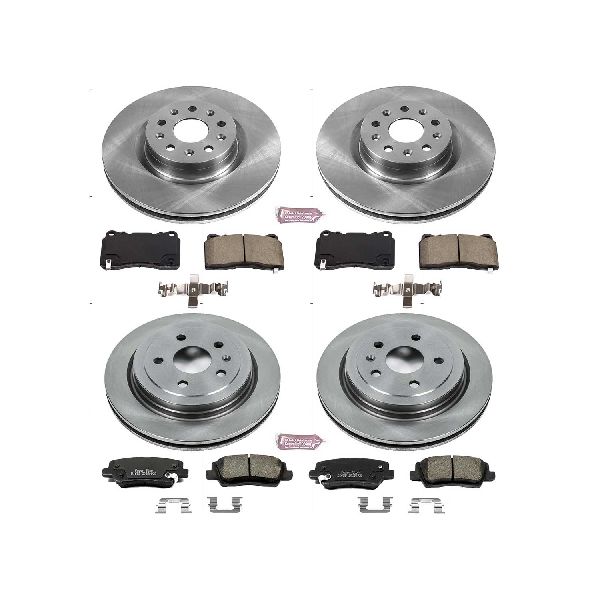 2014-2018 Cadillac CTS Disc Brake Kit - Front and Rear (Powerstop)