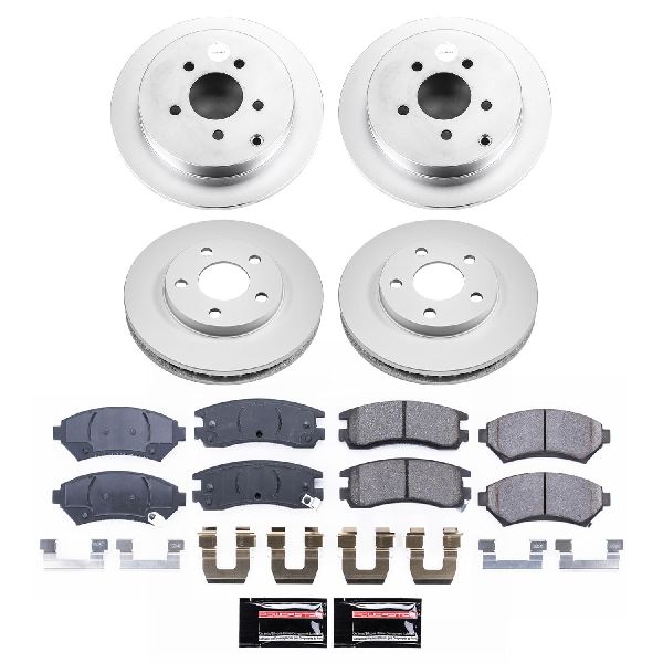 2002-2004 Oldsmobile Silhouette Disc Brake Kit - Front and Rear (Powerstop)