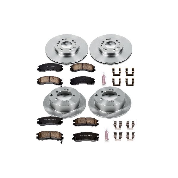 1999-2000 Mitsubishi Galant Disc Brake Kit - Front and Rear (Powerstop)