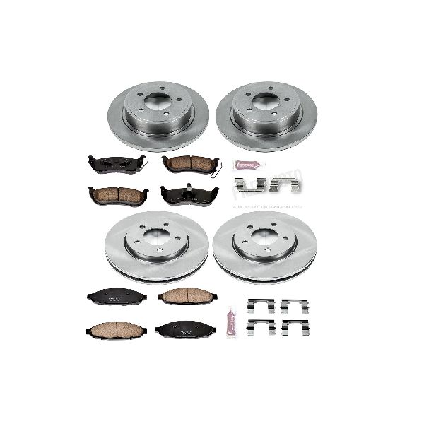 2004-2008 Chrysler Pacifica Disc Brake Kit - Front and Rear (Powerstop)