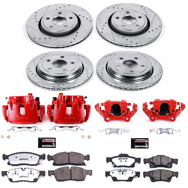 2016-2019 Jeep Grand Cherokee Disc Brake Kit - Front and Rear (Powerstop)