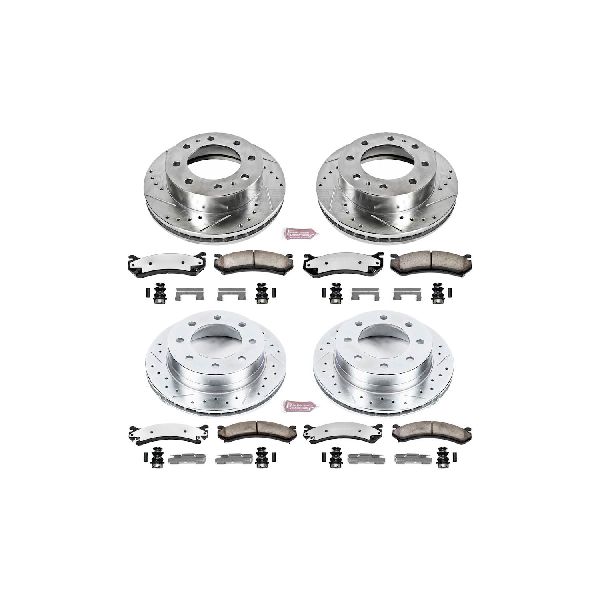 2004 GMC Sierra 2500 HD Disc Brake Kit - Front and Rear (Powerstop)