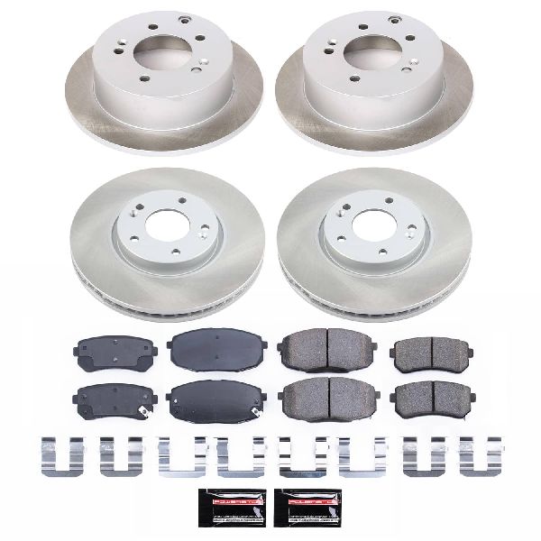 2010-2013 Kia Forte Koup Disc Brake Kit - Front and Rear (Powerstop)