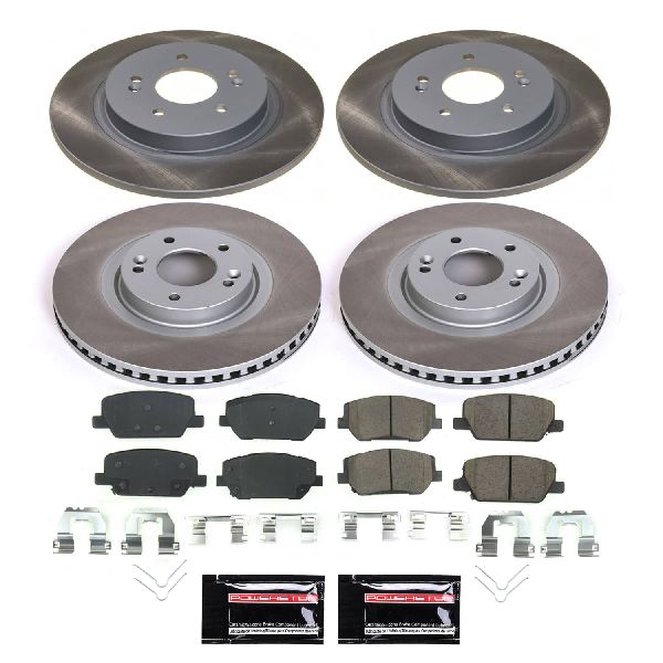 2019-2020 Hyundai Santa Fe Disc Brake Kit - Front and Rear (Powerstop)