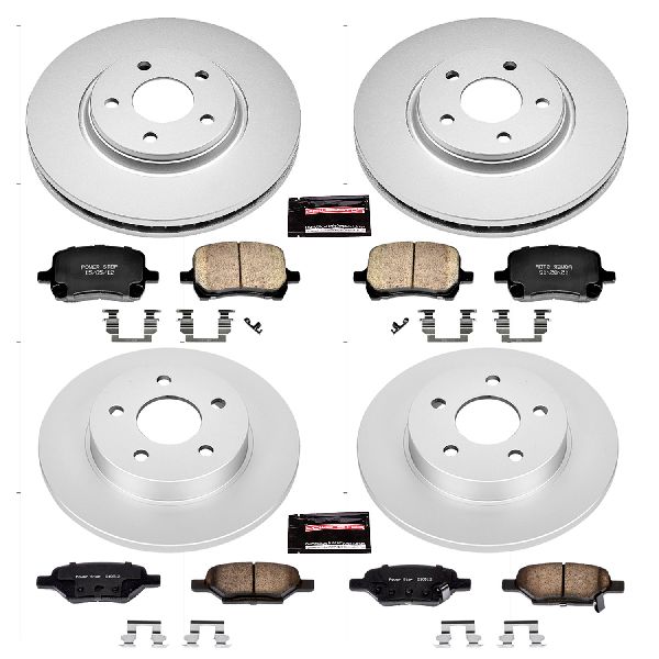 2008-2010 Pontiac G5 Disc Brake Kit - Front and Rear (Powerstop)