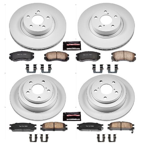 1996 Subaru Legacy Disc Brake Kit - Front and Rear (Powerstop)