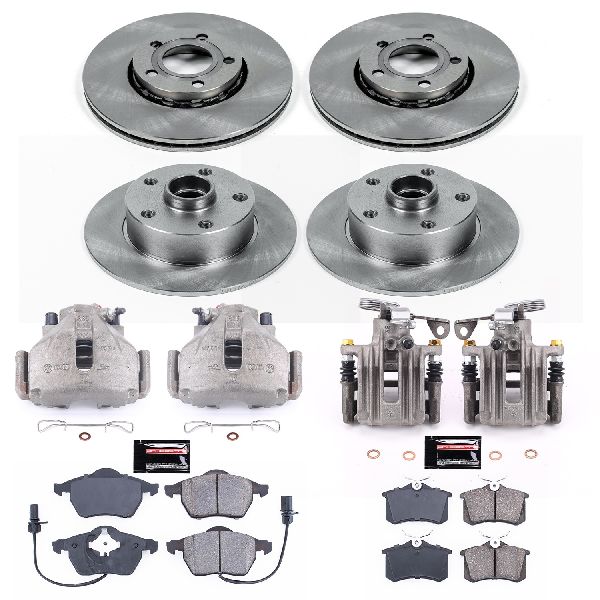 1999-2001 Audi A4 Disc Brake Kit - Front and Rear (Powerstop)