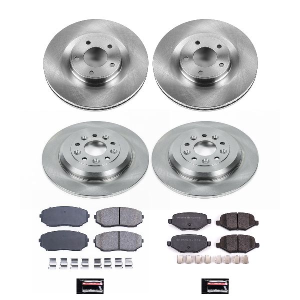 2011-2012 Lincoln MKX Disc Brake Kit - Front and Rear (Powerstop)