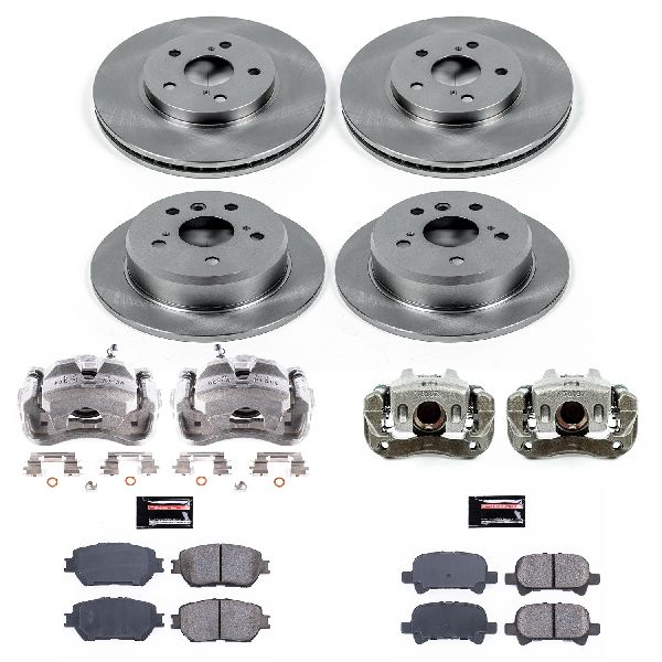2002-2004 Toyota Camry Disc Brake Kit - Front and Rear (Powerstop)