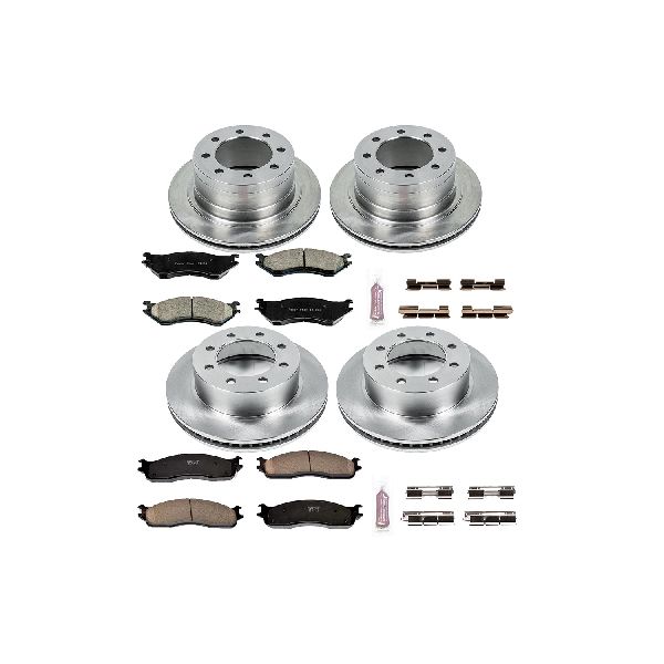 2006-2008 Dodge Ram 1500 Disc Brake Kit - Front and Rear (Powerstop)